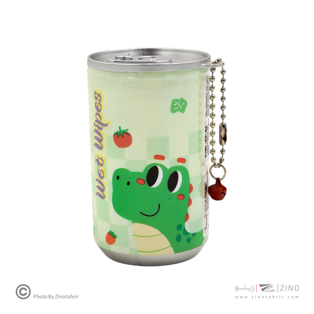 دستمال مرطوب قوطی نوشابه  طرح فانتزی