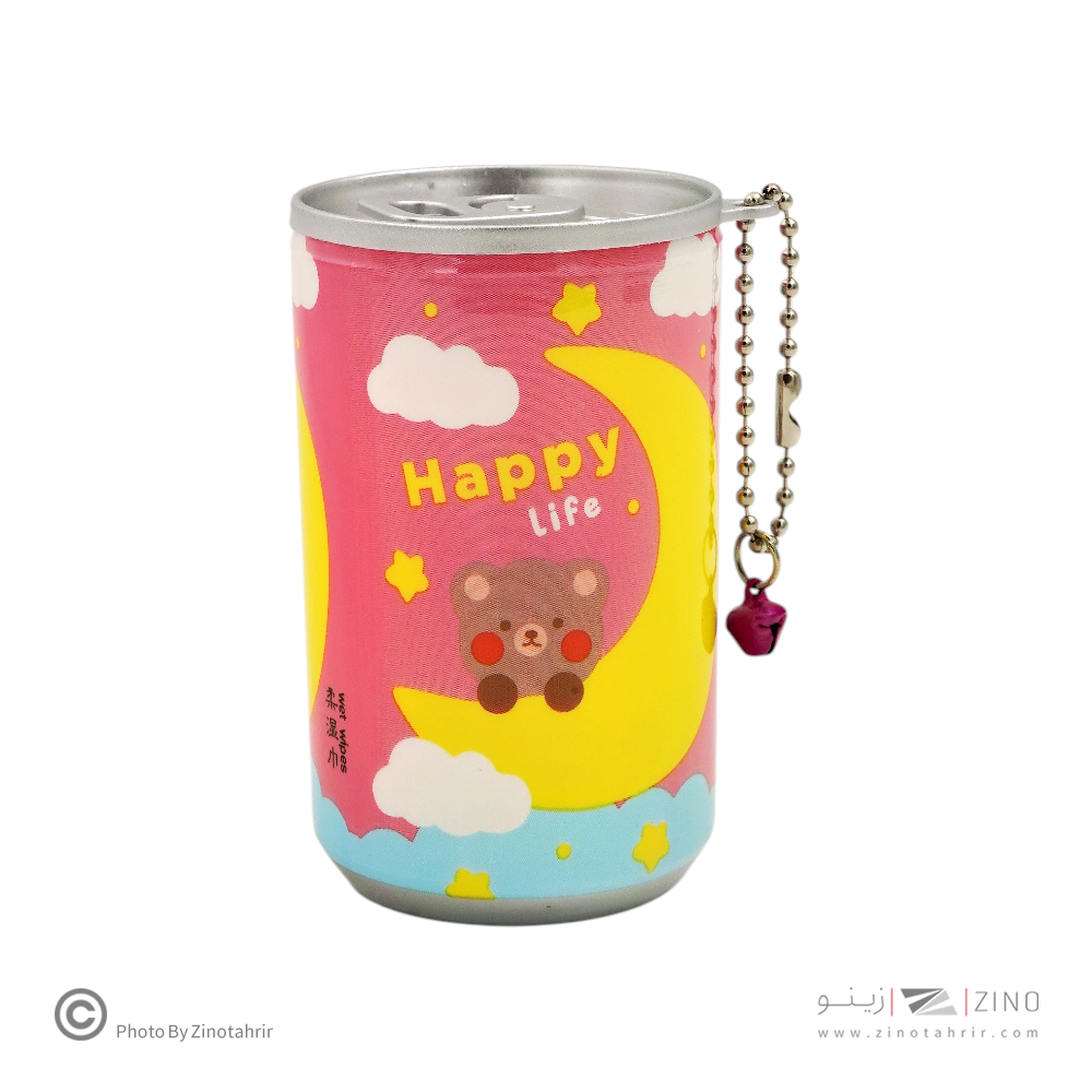 دستمال مرطوب قوطی نوشابه  طرح فانتزی