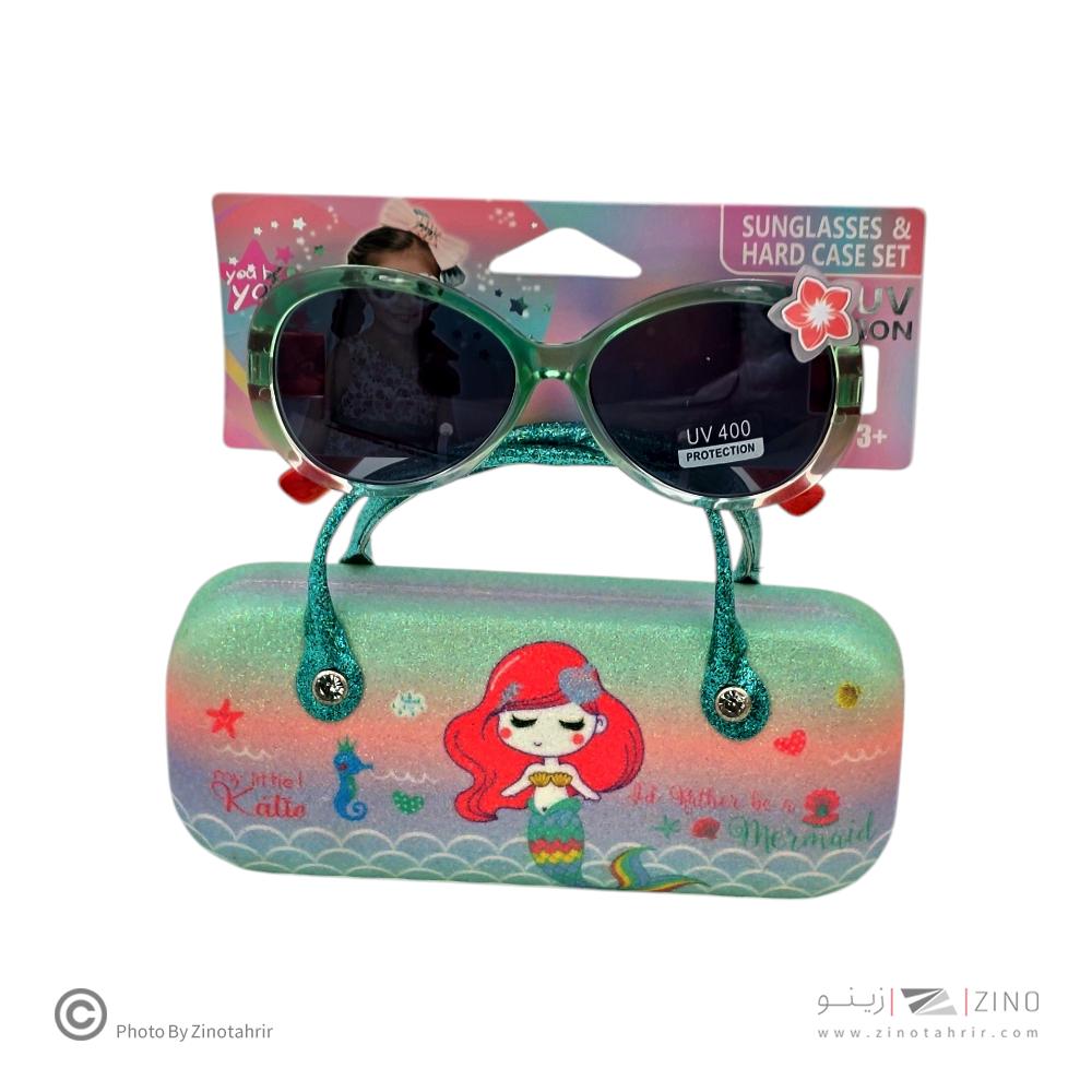عینک آفتابی یووی400 با کیف وست پری دریایی کد2075-4