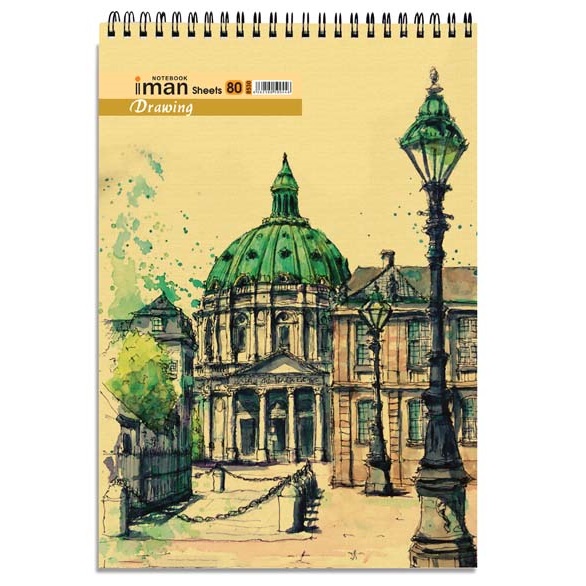 دفترطراحی80برگ24*34 ایمان کد8530 (4عددی)