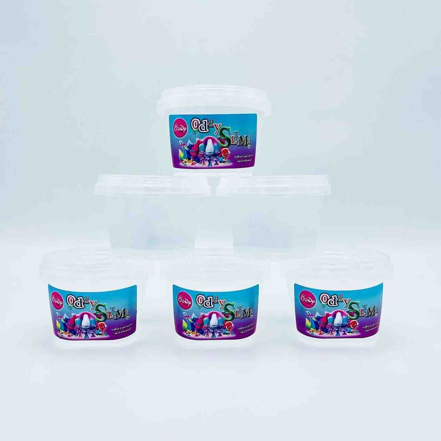 oddy اسلایم 500گرمی شفاف شیشه ای