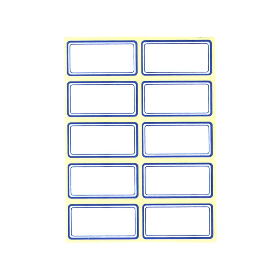 برچسب دورآبی ایرانی کد 2سایز2/5*1