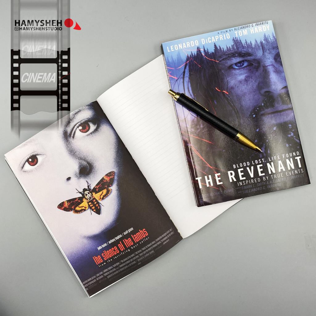 دفتریادداشت سری پوسترفیلم گلاسه سایز21*14 همیشه