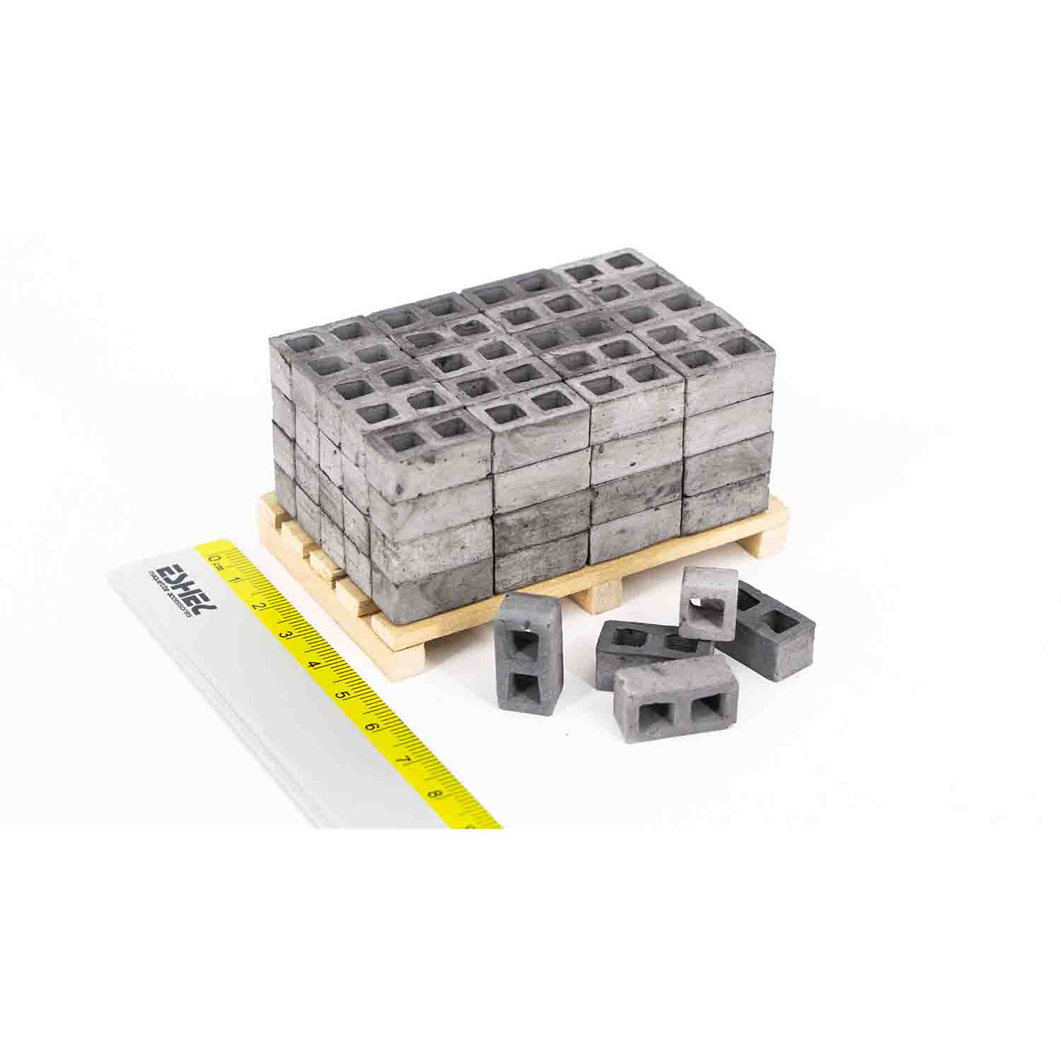 بلوک سیمانی ساده مقیاس1/24 تعداد 200عددی  اشل