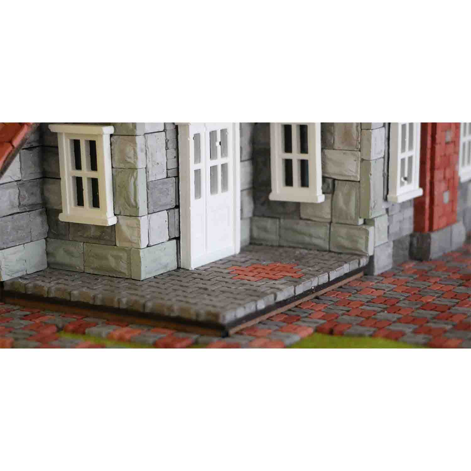 سنگ فرش موجی مقیاس 1/12  تعداد200عددی اشل 