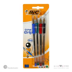 خودکار4رنگ4عددی بلیستری کریستال گریپ بیک