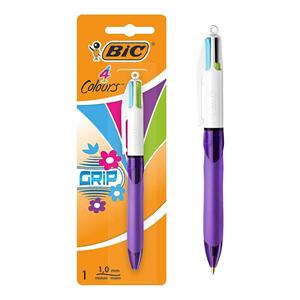 خودکار فشاری 4رنگ گریپ  بیک 