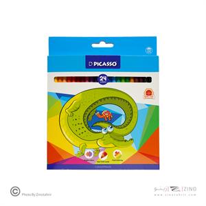 مدادرنگی24رنگ جعبه مقوایی بلند پیکاسو