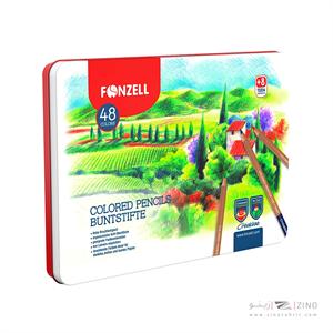 مدادرنگی48رنگ جعبه فلزی فونزل کد685057