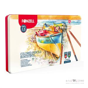 مدادرنگی72رنگ جعبه فلزی فونزل کد850583