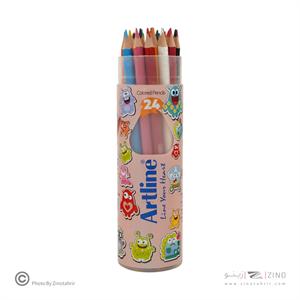 مدادرنگی24رنگ قوطی آرتلاین