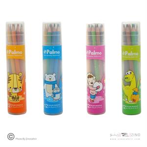 مدادرنگی12رنگ قوطی پالمو
