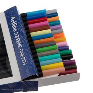 روان نویس نوک نمدی 30رنگ سوپریم آرتلاین