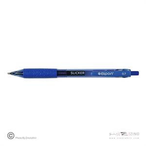 روان نویس فشاری اسلیکر آبی 0/7 الیپون