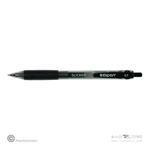 روان نویس فشاری اسلیکر مشکی 0/7 الیپون