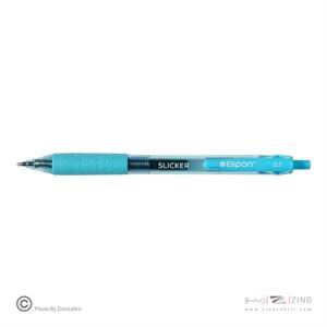 روان نویس فشاری اسلیکر آبی روشن 0/7 الیپون