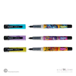 روان نویس آبی0/7(بدنه طرح دار) گرافیتی اسکول فنز کد921203