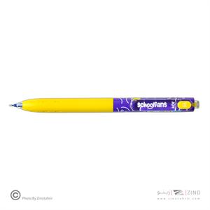 روان نویس فشاری0/5(رنگ آبی - مشکی)بدنه طرح دار سریJOY اسکول فنز کد921201