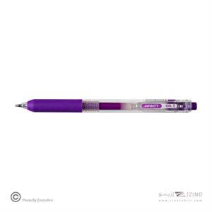 روان نویس فشاری گریپ دار0/7بسته6عددی بنفش اینفینیتی اسکول فنز