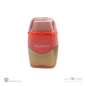 تراش پاکن دو سوراخ مخرن دار متالیک گلد اسکول فنز کد923003