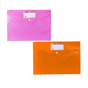 پاکت دکمه دار A4  دوبل جاکارتی فیروزه ای سوپربایند