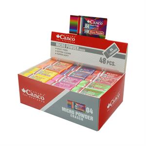 پاکن رنگی48عددی میکرو پودر کوچک کنکو*کارتن30بسته ای*