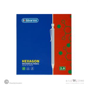 اتود2میل(بدنه شش گوش رنگ پاستلی) استورم سریHEXAGON کدHL-302120