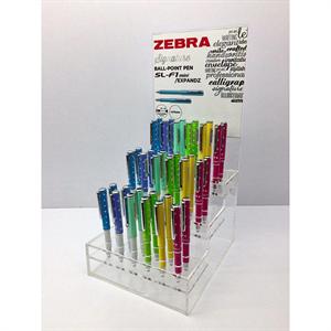 خودکار 0/7 رنگ فانتزی کشویی مینی زبرا رگلام 36 عددی SL-F1