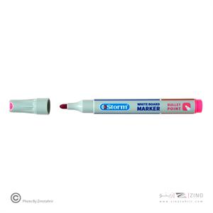 ماژیک وایت بردگرد صورتی استورم کد340777