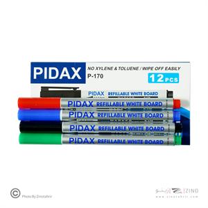 ماژیک وایت برد قلمی شارژی رنگ جور پیداکس کدP-170
