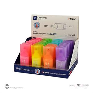 علامت زن رگلامی مینی کلاسیک پاستلی مایع سیکلاس استند 24 عددی کد HP-3128B