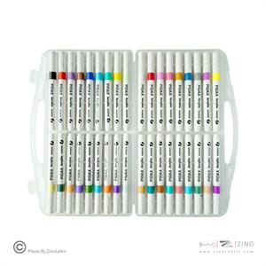 ماژیک36 رنگ اکریلیک جعبه طلقی پیداکس کد P636