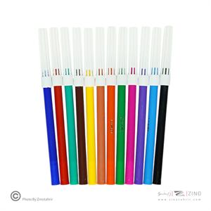 ماژیک نقاشی 12رنگ لاکسر 12WT