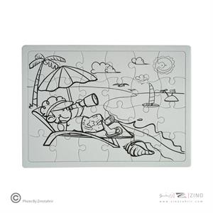 ست نقاشی 60تکه همراه باپازل اسکول فنز کدFA92407  