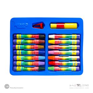 پاستل روغنی12+2 رنگ مقوایی آریا کد2027*72عدد*