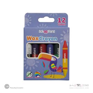 پاستل روغنی12رنگ6عددی دوسر اسکول فنز کد92428