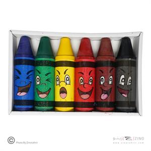 پاستل روغنی6رنگ سوپر جامبو اسکول فنز کد92433