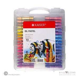 پاستل روغنی72رنگ طلقی کایزر کد465