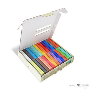 پاستل گچی24رنگ جعبه مقوایی پریمو کد021GC24i