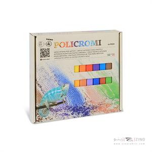 پاستل گچی24رنگ جعبه مقوایی پریمو کد021GC24i