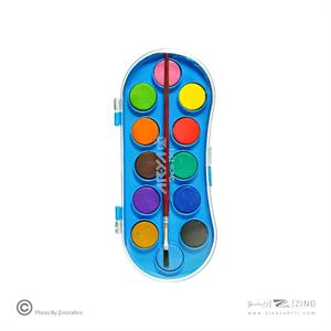 آبرنگ 12رنگ بیضی 144عددی آریا کد 5003