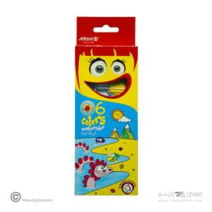 آبرنگ 6رنگ آریا کد 5001