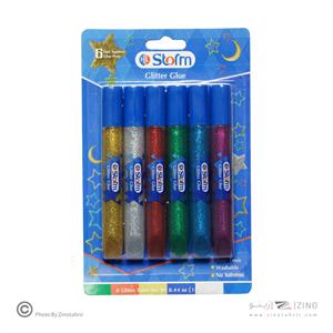 چسب اکلیلی6رنگ استورم کد HL-608