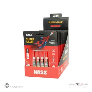 چسب قطره ای(فوری) 1گرمی بلیستر4عددی ناس کد524006
