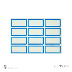 برچسب دورآبی خارجی کد11 سایز5.1*2.7