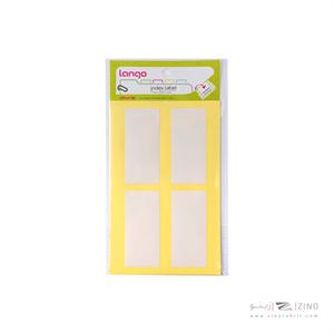 برچسب دورسفیدسایز30*65میلیمتری 5برگی لانگوکدB-54