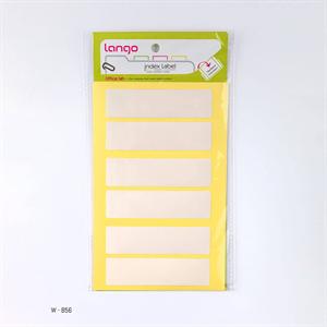 برچسب دورسفیدسایز20*75میلیمتر5برگی لانگوکدB-56