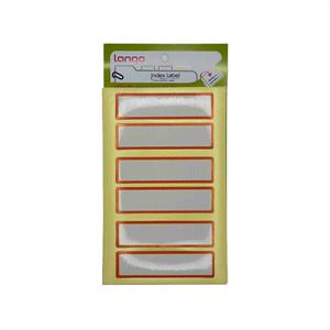 برچسب دورقرمز سایز20*75میلیمتر5برگی لانگوکدB-56