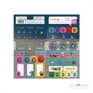 برچسب52تکه لانگو امانگ آس