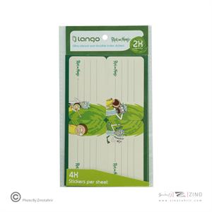 برچسب اسم دانش آموز طرح ریک و مورتی لانگو